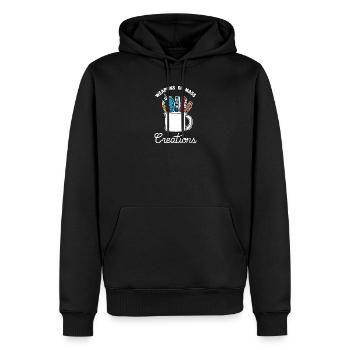 Weapons Of Mass Creations - Sweat à capuche Premium bio Homme - noir - Devant - Nico (187cm)