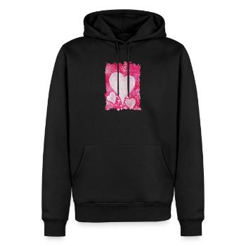 Liebe ist Wahrheit - Sonja Ariel von Staden - Männer Premium Bio Hoodie - Schwarz - Vorne - Nico (187cm)