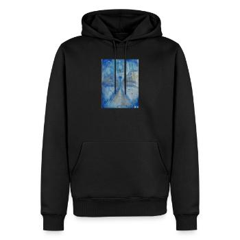 Erzengel Michael - Männer Premium Bio Hoodie - Schwarz - Vorne - Nico (187cm)
