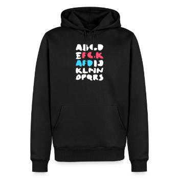 FCK AFD | Political Statement Design - Men’s Premium Organic Hoodie - black - Front - Nico (187cm)