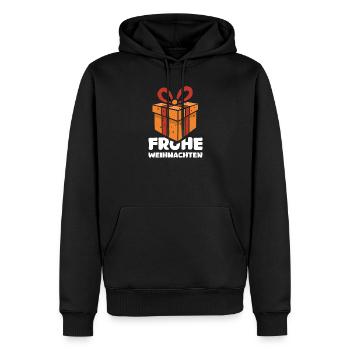 Frohe Weihnachten Geschenk Design - Männer Premium Bio Hoodie - Schwarz - Vorne - Nico (187cm)