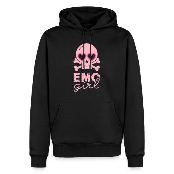 Emo Girl! - Men’s Premium Organic Hoodie - black - Front - Nico (187cm)