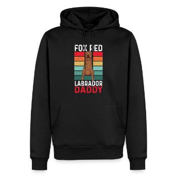 Foxred Labrador Fox Red Labrador Retriever - Men’s Premium Organic Hoodie - black - Front - Nico (187cm)