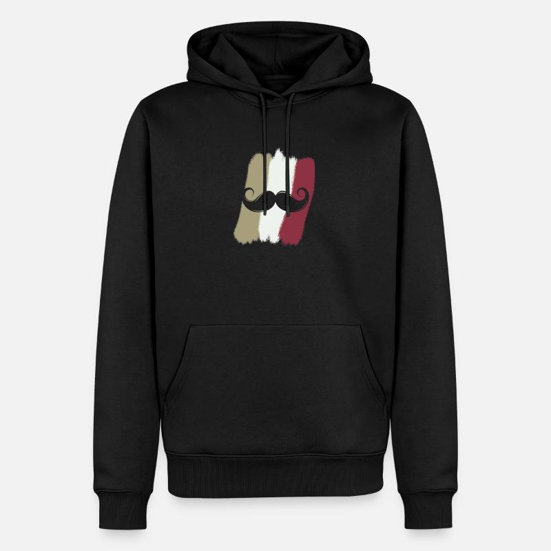 Bart Sir Gesichtsbehaarung - Männer Premium Bio Hoodie - Schwarz