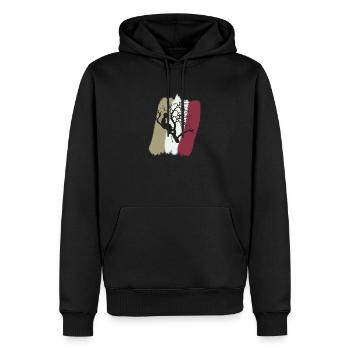 Klettern Aufstieg Kletterer - Männer Premium Bio Hoodie - Schwarz - Vorne - Nico (187cm)