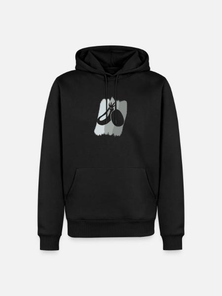 Vegan Bio Pflanzlich - Männer Premium Bio Hoodie - Schwarz