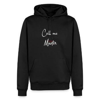 Master 2023 Graduation Graduation Uni - Sweat à capuche Premium bio Homme - noir - Devant - Nico (187cm)