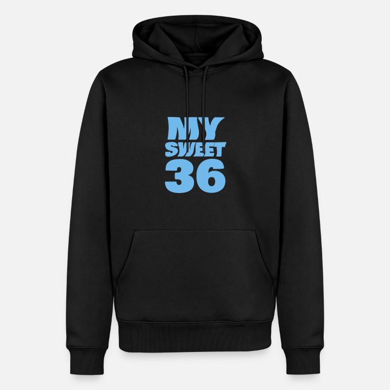 Süß 36 - Männer Premium Bio Hoodie - Schwarz
