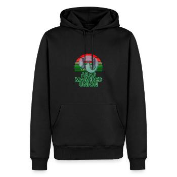 Union des Arabischen Maghreb - Männer Premium Bio Hoodie - Schwarz - Vorne - Nico (187cm)