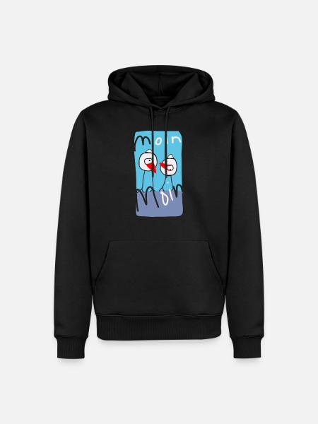 Vögel 10 - Männer Premium Bio Hoodie - Schwarz