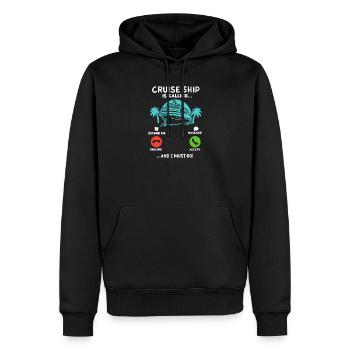 Kreuzfahrt Sommerurlaub - Männer Premium Bio Hoodie - Schwarz - Vorne - Nico (187cm)
