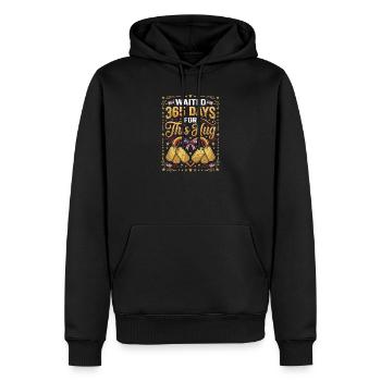 Army Mama Harder Than Boot Camp Adler - Männer Premium Bio Hoodie - Schwarz - Vorne - Nico (187cm)