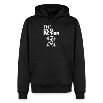 Labrador Retriever The Dog Father Dog Owner - Men’s Premium Organic Hoodie - black - Front - Nico (187cm)