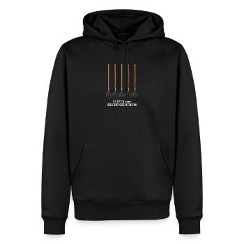 Gärtner Hobbygärtner Rechenzentrum - Männer Premium Bio Hoodie - Schwarz - Vorne - Nico (187cm)