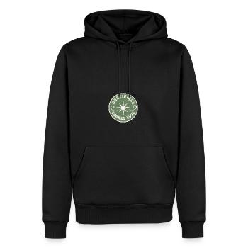 Martinique Karibik Sommer Liebe Sonnenuntergang - Männer Premium Bio Hoodie - Schwarz - Vorne - Nico (187cm)