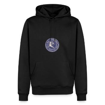Val Thorens Ski - Sweat à capuche Premium bio Homme - noir - Devant - Nico (187cm)