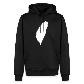 Taiwan Landkarte Flagge - Männer Premium Bio Hoodie - Schwarz - Vorne - Nico (187cm)