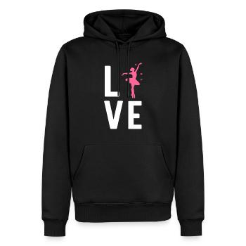 Ballett Ballerina Tanzen Dance Love - Männer Premium Bio Hoodie - Schwarz - Vorne - Nico (187cm)