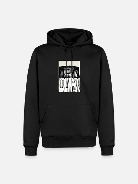 Colmar Graph Pont - Sweat à capuche Premium bio Homme - noir
