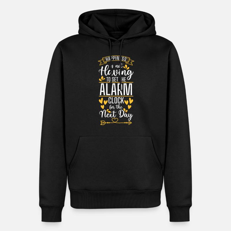 Cloverleaf Joie de vivre - Sweat à capuche Premium bio Homme - noir