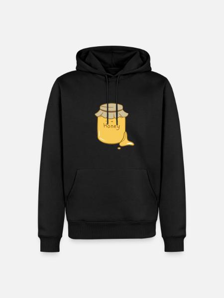 Sweet Honey - Men’s Premium Organic Hoodie - black
