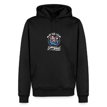 Chemise de nuit officielle Otter Family Hommes Femmes - Sweat à capuche Premium bio Homme - noir - Devant - Nico (187cm)