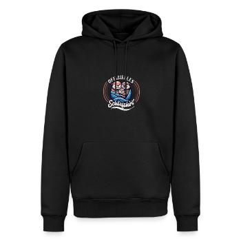 Chemise de nuit officielle Otter Family Hommes Femmes - Sweat à capuche Premium bio Homme - noir - Devant - Nico (187cm)