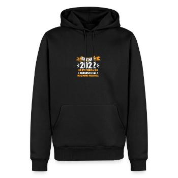Rentner 2022 Rente Ruhestand - Männer Premium Bio Hoodie - Schwarz - Vorne - Nico (187cm)