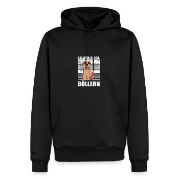 Böllern, Digga Pyrotechniker Böllern Feuerwerk - Männer Premium Bio Hoodie - Schwarz - Vorne - Nico (187cm)