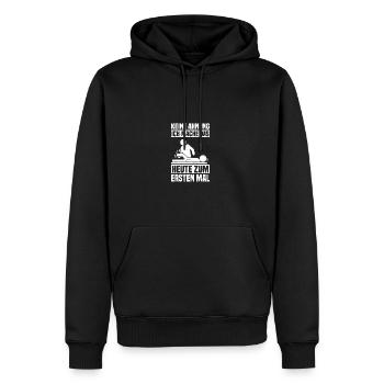 Keine Ahnung Physiotherapie Physio Physiotherapeut - Männer Premium Bio Hoodie - Schwarz - Vorne - Nico (187cm)