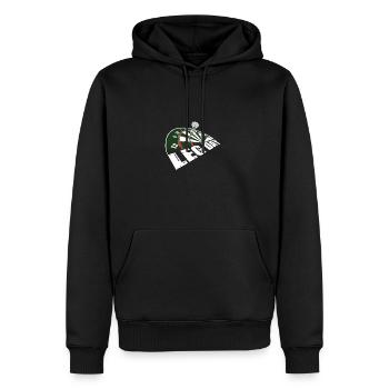 Jour des étapes Darts Darts Équipe de fléchettes - Sweat à capuche Premium bio Homme - noir - Devant - Nico (187cm)