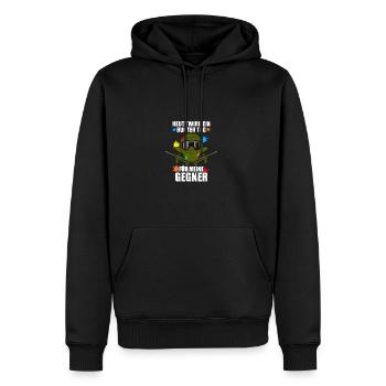 Bunter Tag Gotcha Paintballspieler Paintball - Männer Premium Bio Hoodie - Schwarz - Vorne - Nico (187cm)