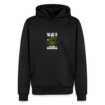 Markieren Gotcha Paintballspieler Paintball - Männer Premium Bio Hoodie - Schwarz - Vorne - Nico (187cm)