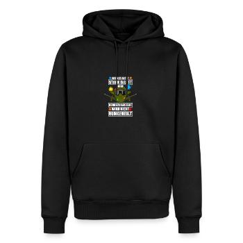 Nicht rumgeheult Gotcha Paintballspieler Paintball - Männer Premium Bio Hoodie - Schwarz - Vorne - Nico (187cm)