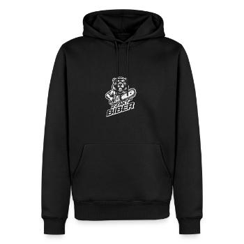 2 Takt Biber Holz machen Holzfäller Forstwirt - Männer Premium Bio Hoodie - Schwarz - Vorne - Nico (187cm)