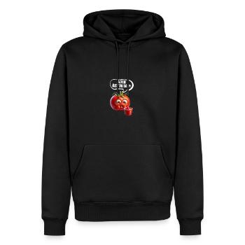 Alter! Bist du das?! Tomate Tomaten - Männer Premium Bio Hoodie - Schwarz - Vorne - Nico (187cm)