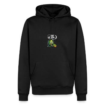 Age! Is that you?! Avocado Guacamole - Men’s Premium Organic Hoodie - black - Front - Nico (187cm)