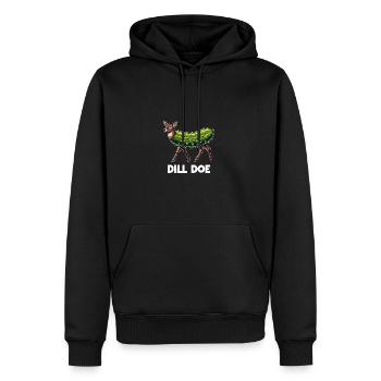 Dill Doe Lustige Gurke Pickle Gurkenliebhaber - Männer Premium Bio Hoodie - Schwarz - Vorne - Nico (187cm)