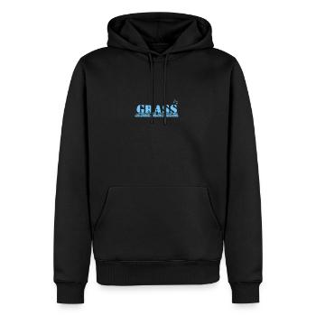 Joueur de banjo Grass Country Bluegrass - Sweat à capuche Premium bio Homme - noir - Devant - Nico (187cm)