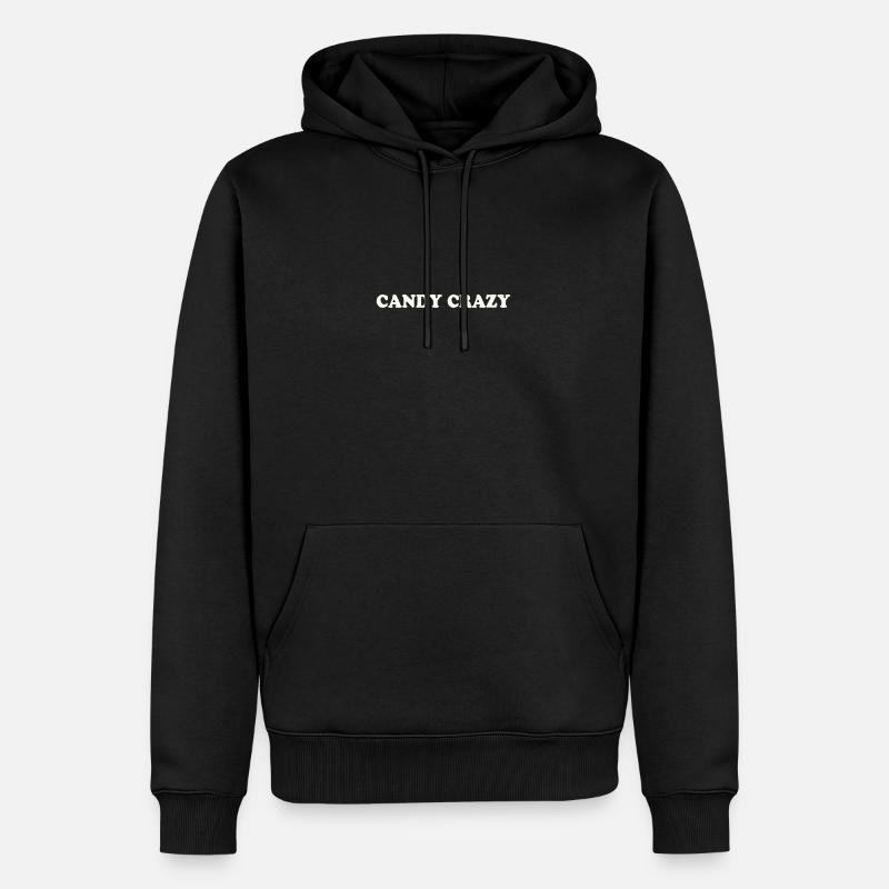 CANDY CRAZY - Männer Premium Bio Hoodie - Schwarz