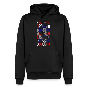 Kroatien hrvatska kroatien hrv travel europe zagreb - Männer Premium Bio Hoodie - Schwarz - Vorne - Nico (187cm)