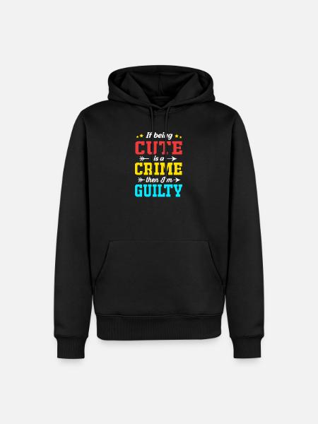 Detektiv - Männer Premium Bio Hoodie - Schwarz