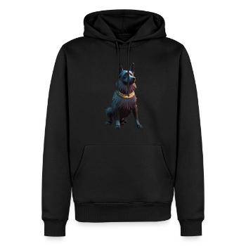 Black Shepherd Dog - Men’s Premium Organic Hoodie - black - Front - Nico (187cm)