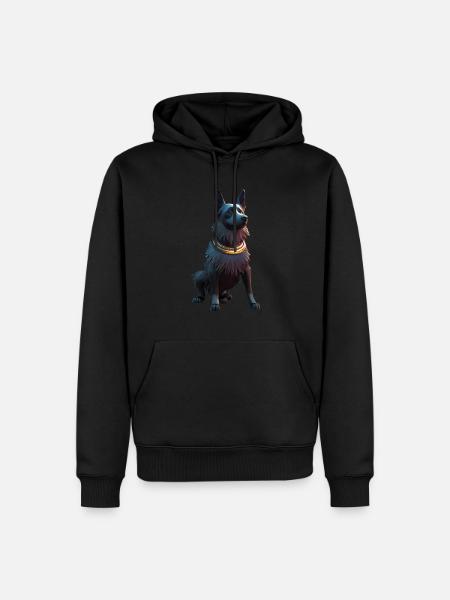 Black Shepherd Dog - Men’s Premium Organic Hoodie - black