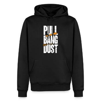 Trapschießen Skeet Tontaubenschießen - Männer Premium Bio Hoodie - Schwarz - Vorne - Nico (187cm)