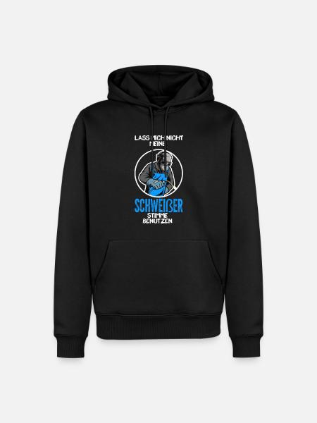 Schweißer Beruf Schweißen Geschenk - Männer Premium Bio Hoodie - Schwarz
