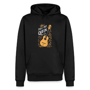 Geschenk für Hackbrettliebhaber - Männer Premium Bio Hoodie - Schwarz - Vorne - Nico (187cm)