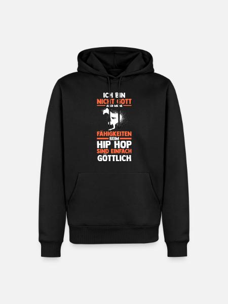 Hip Hop Tänzer - Männer Premium Bio Hoodie - Schwarz