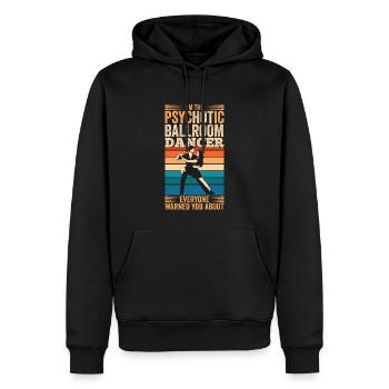 Tanzen Spruch Ballsaal Paartanz Tanz Tanzfläche - Männer Premium Bio Hoodie - Schwarz - Vorne - Nico (187cm)