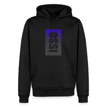 Osten Ossi DDR Ost stolz Trabi Geschenk Nostalgie - Männer Premium Bio Hoodie - Schwarz - Vorne - Nico (187cm)